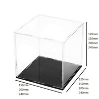 Display Case Dustproof Model Toy Showcase Action Figures Show Clear Box