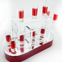 Acrylic Wine Glass Display Rack With High Brightness22144