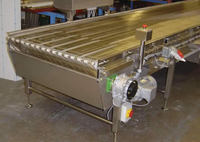 Flat wire conveyor belt, galvanized or stainless steel, baking