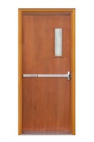 more images of laminate Surfcae 90 mins fire rated louvered wooden door