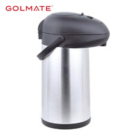 more images of Promotion Low Price Stainless Steel Body Air Pressure Vacuum Flask Airpot