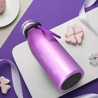 more images of 500ml Double Wall Stainless Steel Mini Milk Tea Bottle With Lid