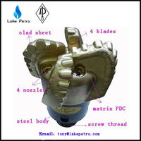 more images of Fast Drilling Water Well PDC Drilling bits with PDC cutters