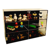 more images of Display Shelf Acrylic Double Door Showcase Box