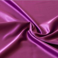 polyester and spandex matte stretch satin