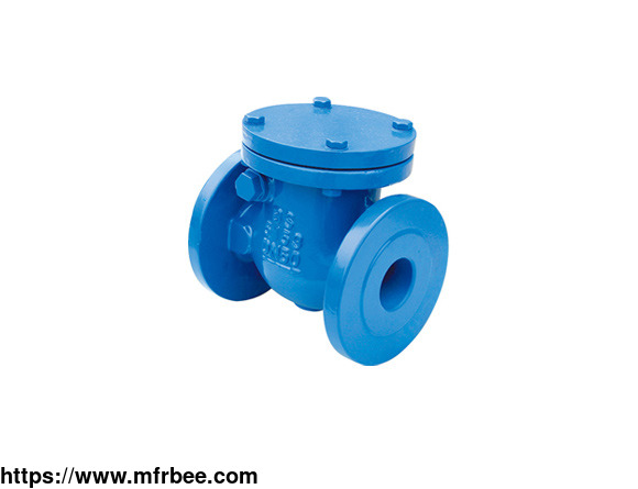 zhmis_d1_din_3202_swing_type_check_valves_flanged_end