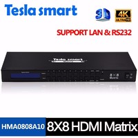 more images of New 8-Ports HDMI Matrix Switch 8x8 RS-232 IP Interface 4K Ultra HD