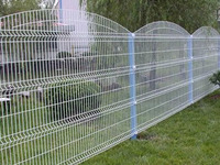 more images of Wire fence panel- double wire fence panel, PVC coated panel
