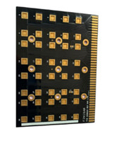 Single Copper Substrate PCB Black Gold Fingers manufacturer