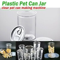 plastic pet can bottle neck cutting making machine