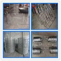 Titanium coils of various shapes and sizes are customized for heat exchangers