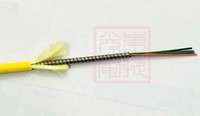 4F Armored Fiber Optic Cable, armored cable, indoor and outdoor fiber cable,