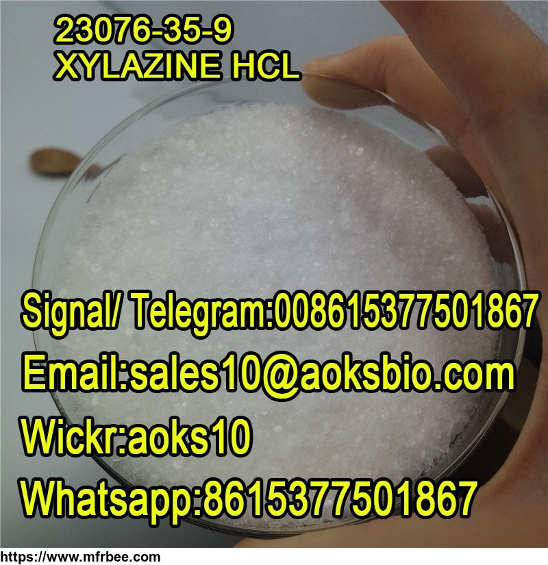 xylazine_hcl_23076_35_9_china_factory_whatsapp_telegram_signal_008615377501867_sales10_at_aoksbio_com