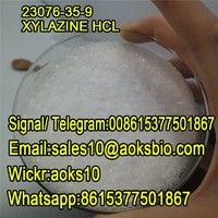 china factory xylazine HCL powder 23076-35-9 whatsapp/telegram/signal:008615377501867 sales10@aoksbio.com