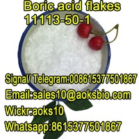 China Manufacturer CAS 11113-50-1 Boric Acid Flakes Chunks Supplier