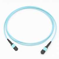 more images of 8 Fiber MPO(Female)-MPO(Female) OM3 MM Fiber Optic Cable