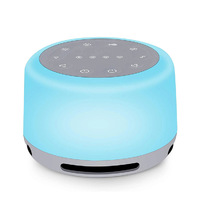 Sleep Sound Machine Night Light with 7 color light and White noise machine