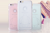 IPhone6/6plus Great white transparent glitter cartoon phone cases