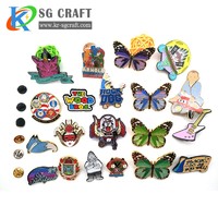 more images of Soft enamel pin custom badges all fashion design lapel pins
