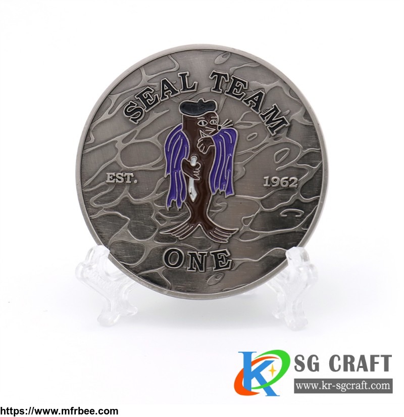 Bulk Cheap Custom Navy Chief 3D Metal Souvenir Military Challenge Coin