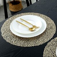 more images of WANTU JH8003 GOLD Vinyl Placemat