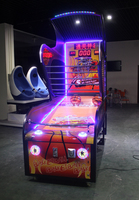 Arcade Amusement basketball machine Steel frame and Acrylic panel for family entertainment