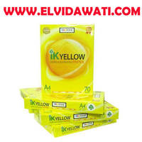IK Yellow A4 Copy Paper 70gsm,75gsm,80gsm