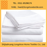 more images of 100% Polyester Bed Sheet Hotel Hospitality Guest Rooms Beddings Microfiber Sets