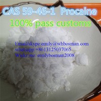 CAS 59-46-1 IN STOCK ,Procaine manufactory ,emily@whbosman.com buy Procaine powder from china factory