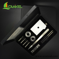 Ecannal Electronic Cigarette RDA RBA Drippers Coil Jig DIY tool Kit