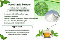 table top sweetener stevia formulated with erythritol and dietary fibre