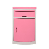 Factory price wholesale good quality ABS plastic medical used hospital bedside table cabinet