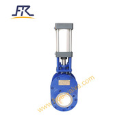 more images of Thin Type Pneumatic Ceramic Double Disc Gate Valve