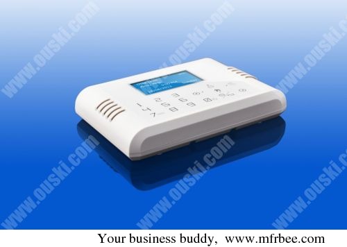 Big LCD display, touch keypad, GSM PSTN home wireless alarm system