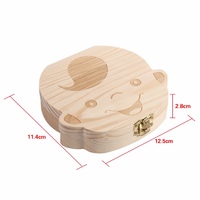 more images of wooden box for storage baby tooth