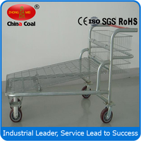 more images of RH-LH Warehouse cargo flat metal logistic trolley