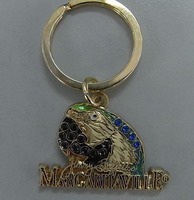 Promotional metal keychain
