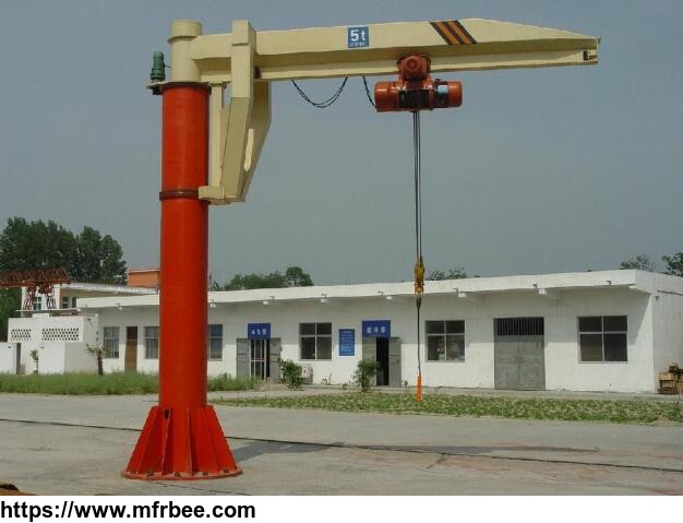 heavy_duty_jib_crane_5_ton_column_mounted_jib_crane_electric_lifting_crane
