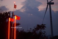more images of 12ft Mining LED Lighted Whips Safety Flagpole with Reflective flag