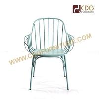 Retro Finish French Style Outdoor Arm Chair For Garden Use