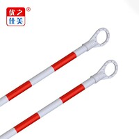 ZGYZJM High quality PVC Traffic safety supplies Red and White with Reflective Film Retractable cone bar