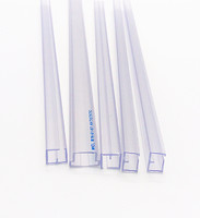 Clear plastic ic packaging tube pvc transparent cylinder anti static shipping tubes