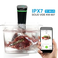 Household Fast Speed 1200w Ipx7 Machine Makinesi Sous Vide Slow Cooker Immersion Circulator