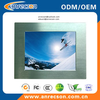 Sunlight readable 1000nits 15 inch industrial fanless touch all in one PC