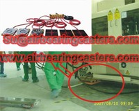 Air casters capacity from 10 Tons to 48 Tons, more or less capacity can be customized as  demand.