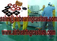 Air bearing casters is the best options for moving heavy objects