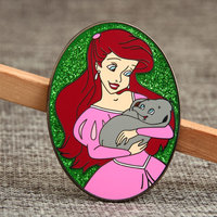 Mermaid Ariel Custom Pins No Minimum