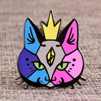Colorful Cat Custom Pins Cheap