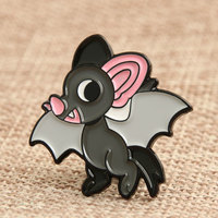 Cartoon Bat Custom Enamel Pins