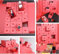 24 CALENDAR BOX IN RED